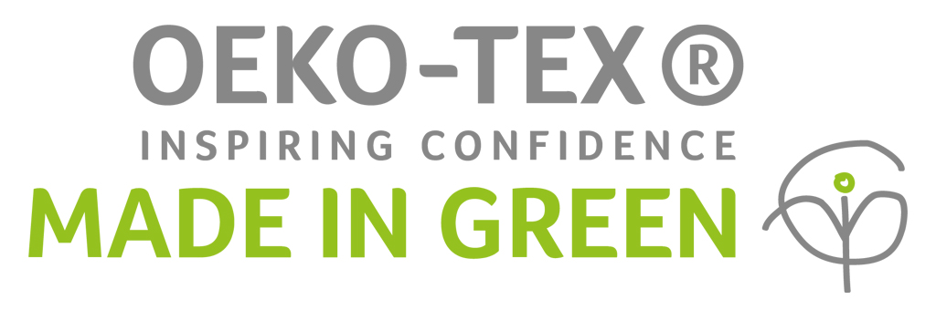 OEKO-TEX made in green logo